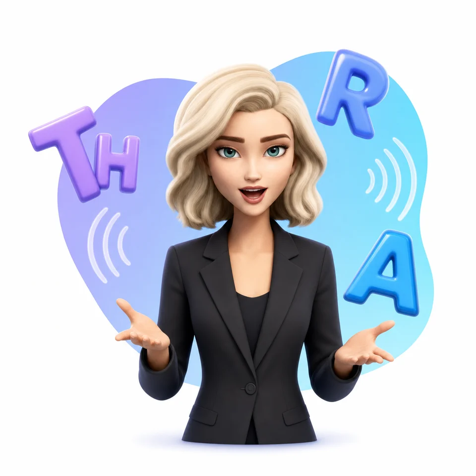Stacy, a tutora de inglês com IA do app Fluently