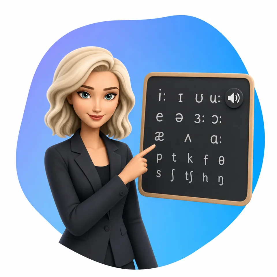 Stacy, the AI English tutor in the Fluently app